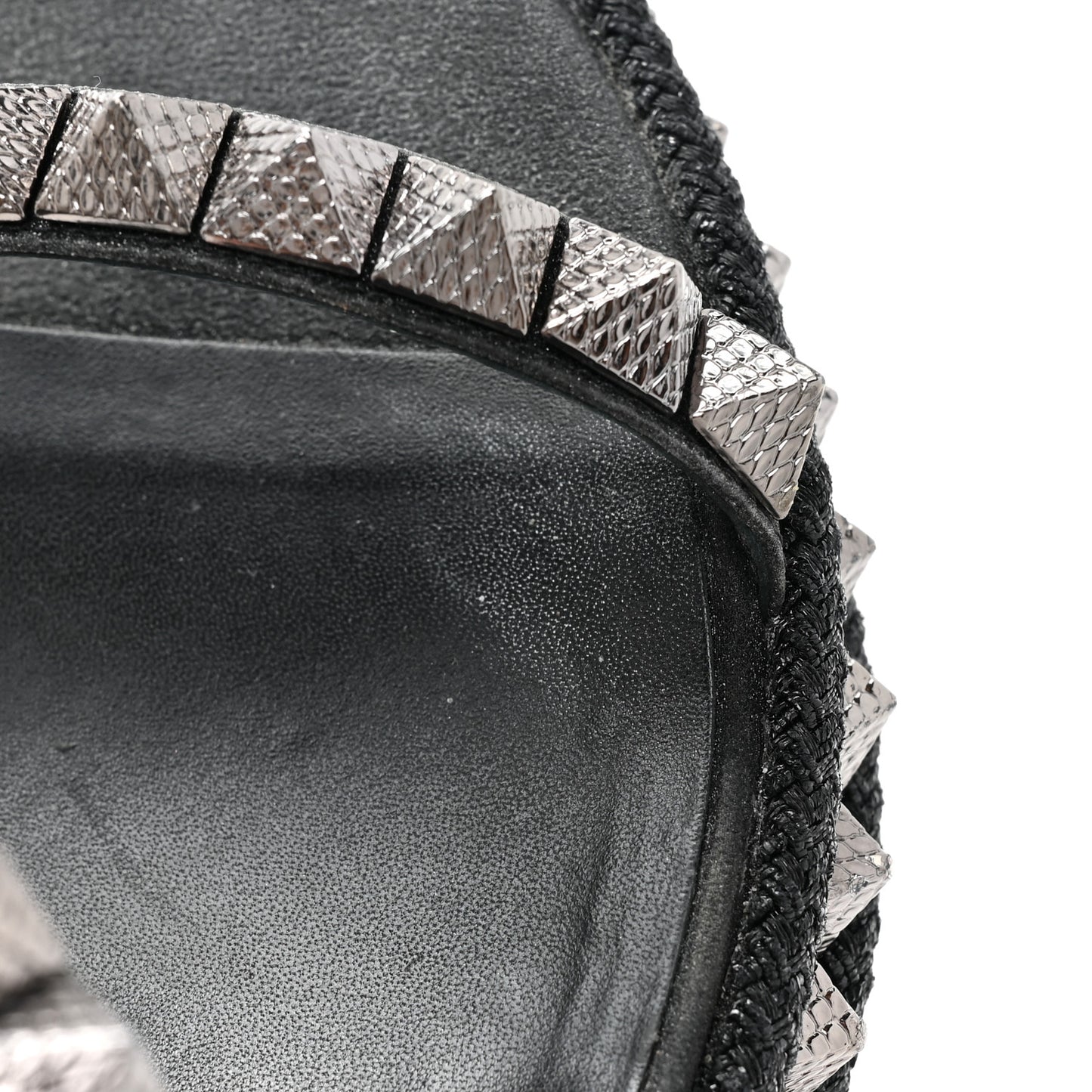 Nappa Mica Pyraclou 60 Platform Sandals 37 Version Black