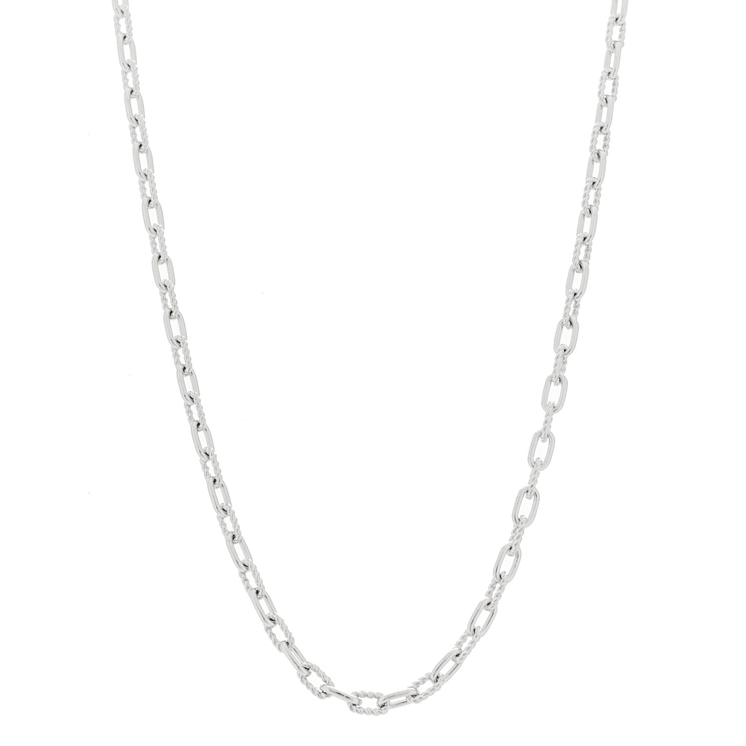 David Yurman Sterling Silver 3mm Madison Chain Necklace 1 of 5