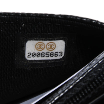 Chanel Caviar Quilted Boy Wallet On Chain Black 9 of 9