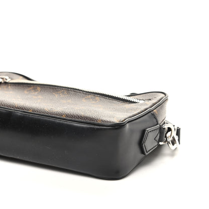 Louis Vuitton Monogram Macassar Kasai Clutch Black 8 of 8