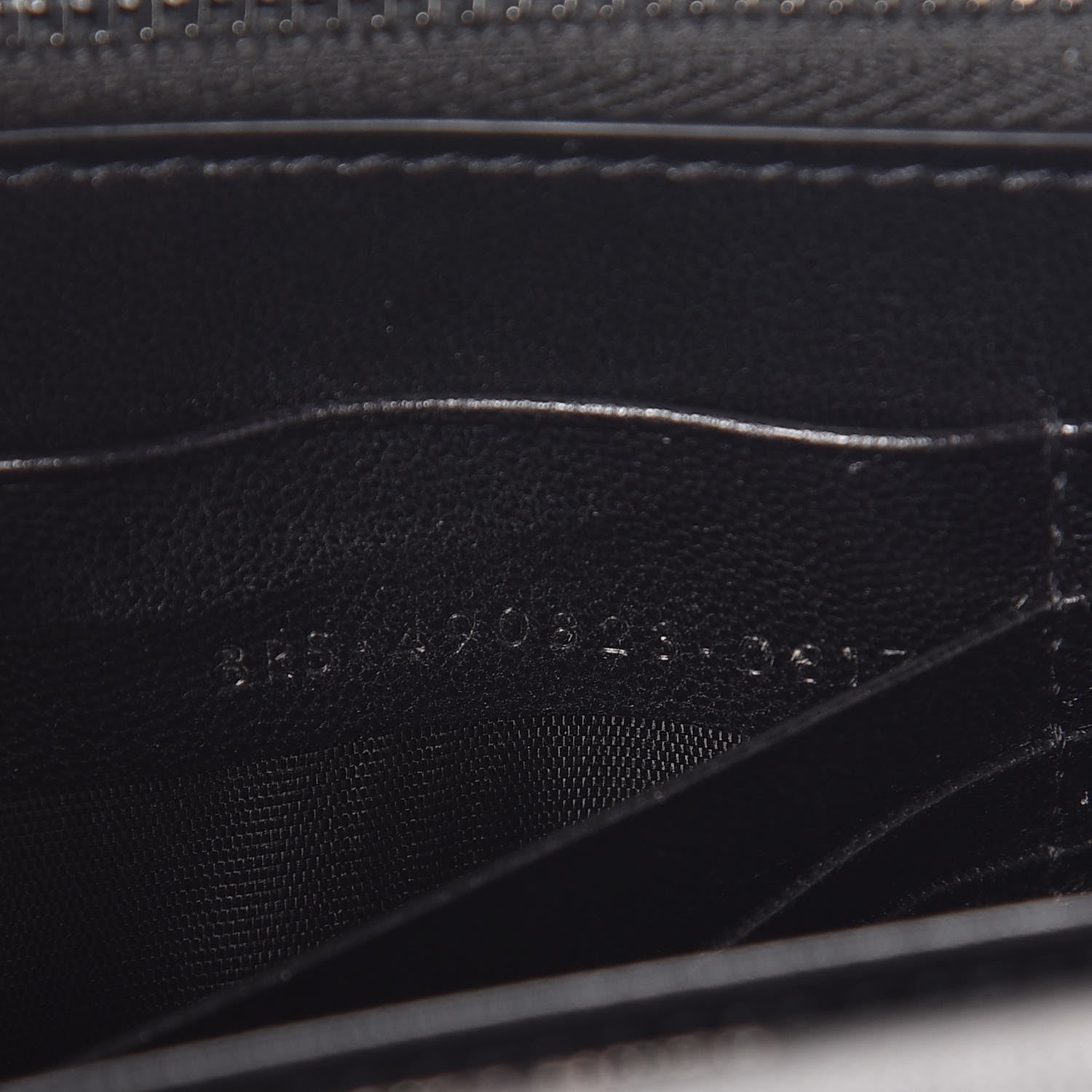 Saint Laurent Snakeskin Two Tone Monogram Toy Kate Strap Wallet Nero Black Fuchsia 7 of 7