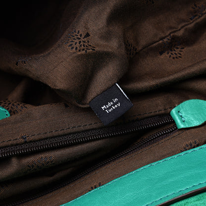 Mulberry Soft Buffalo Oversized Alexa Aqua Green 7 of 10