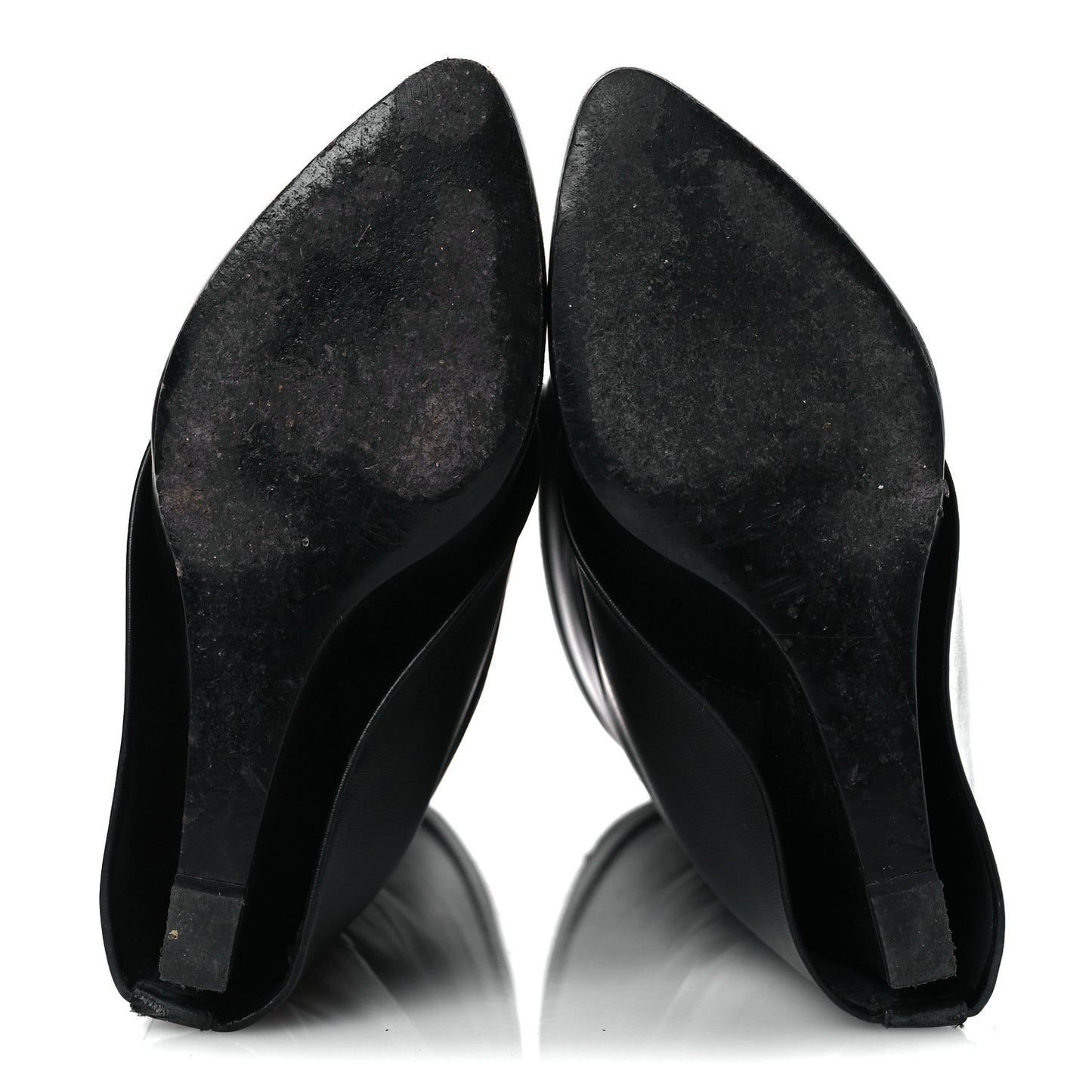 Calfskin Shark Lock Pant Boots 36 Black