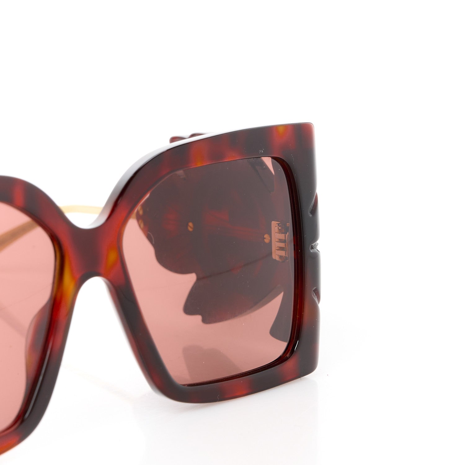 Gucci Acetate Square Frame Wing Sunglasses GG0535S Havana 7 of 7