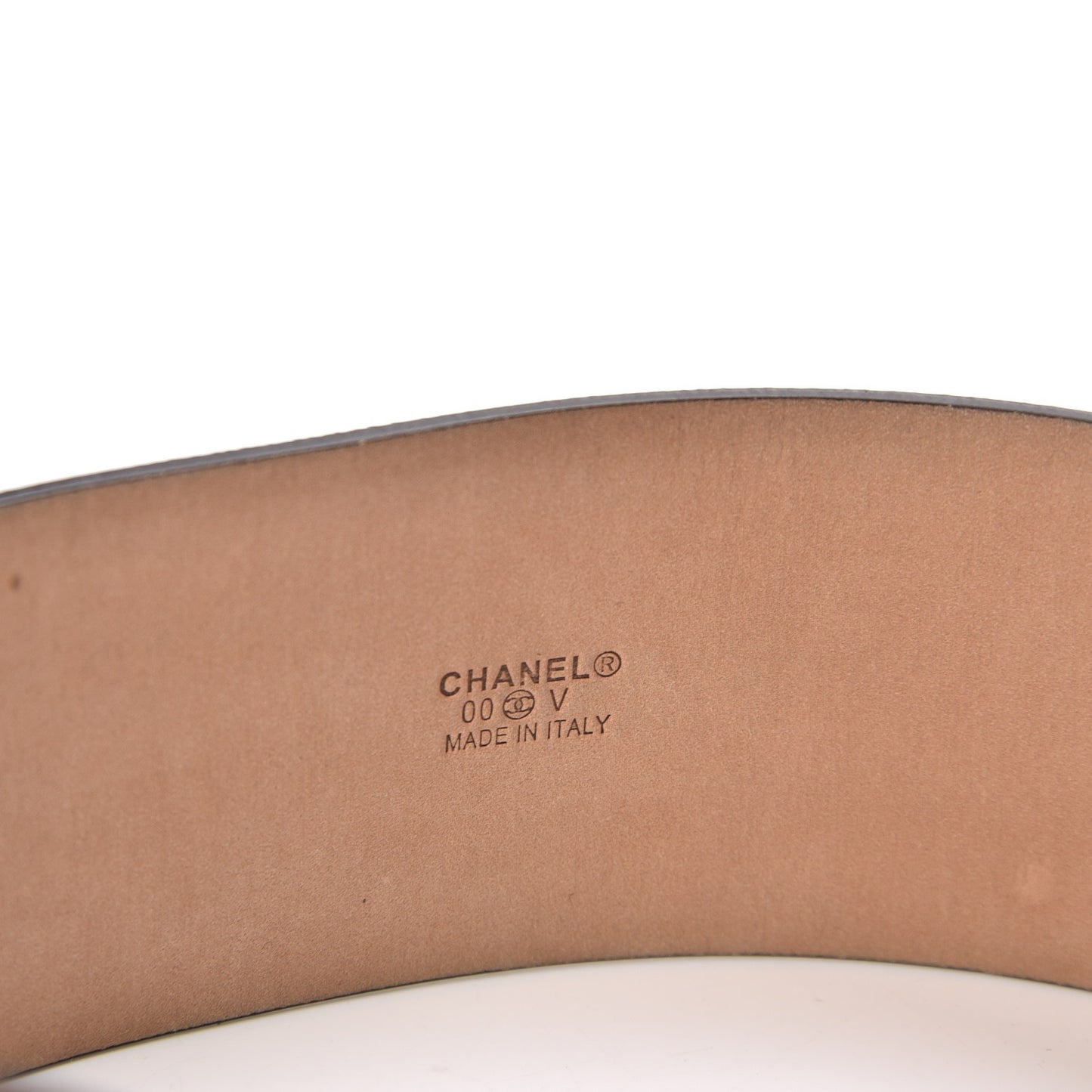 Calfskin CC Belt 95 38 Dark Brown