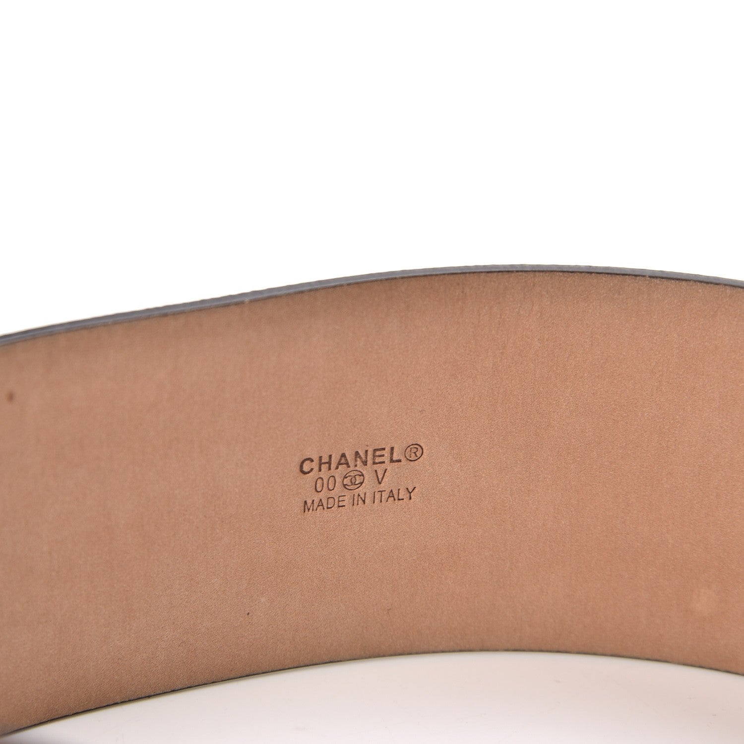Chanel Calfskin CC Belt 95 38 Dark Brown 4 of 8