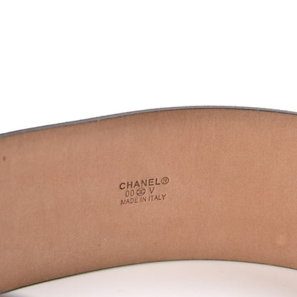 Chanel Calfskin CC Belt 95 38 Dark Brown 4 of 8