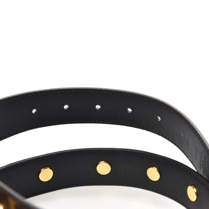Louis Vuitton Calfskin Monogram Studded 35mm LV Circle Belt 90 36 3 of 5