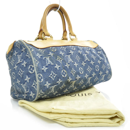 Louis Vuitton Denim Neo Speedy Blue 2 of 9