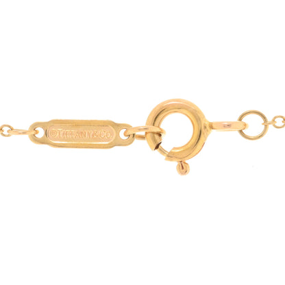 Tiffany 18K Rose Gold Small Oval Key Pendant Necklace 3 of 4