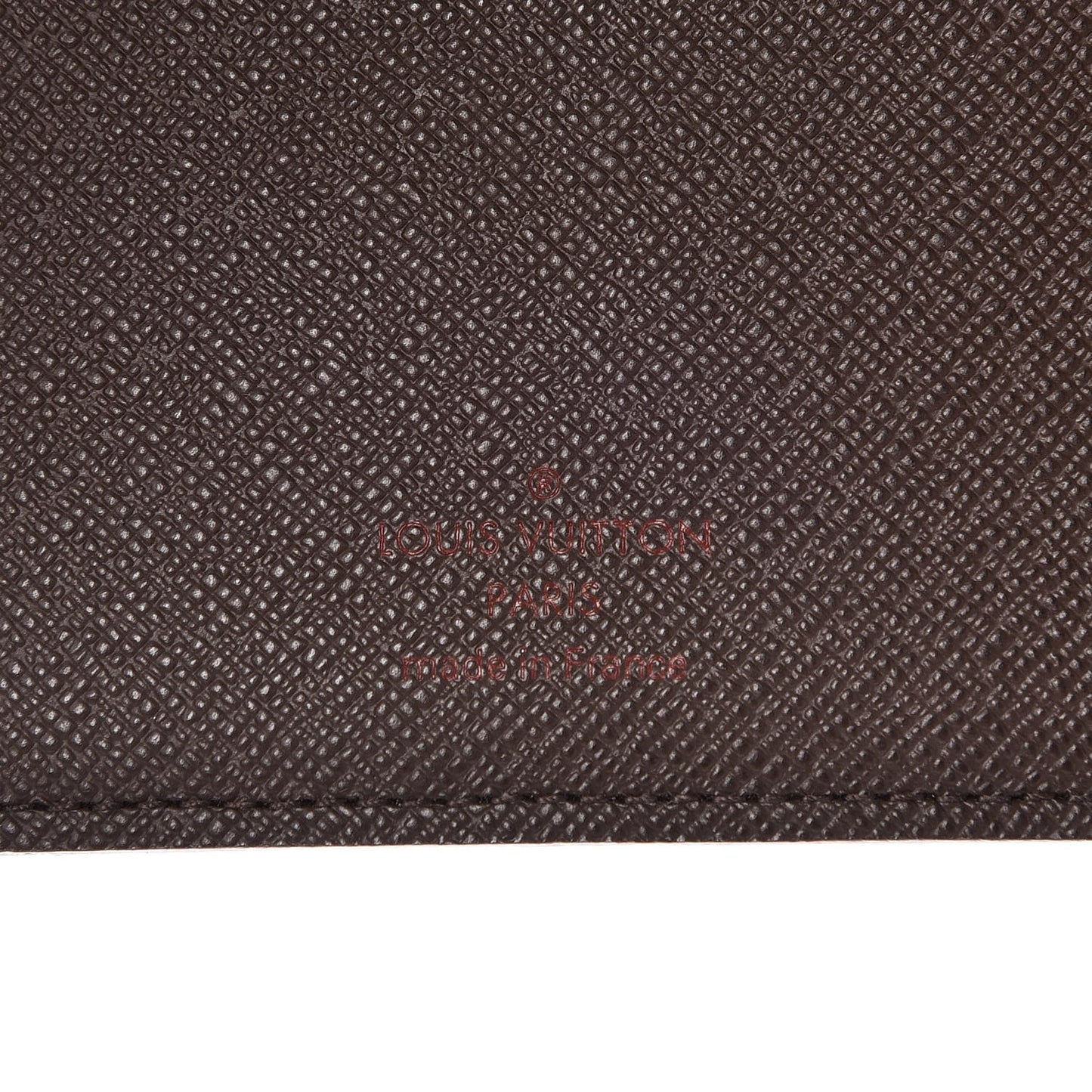 Damier Ebene Medium Ring Agenda Cover