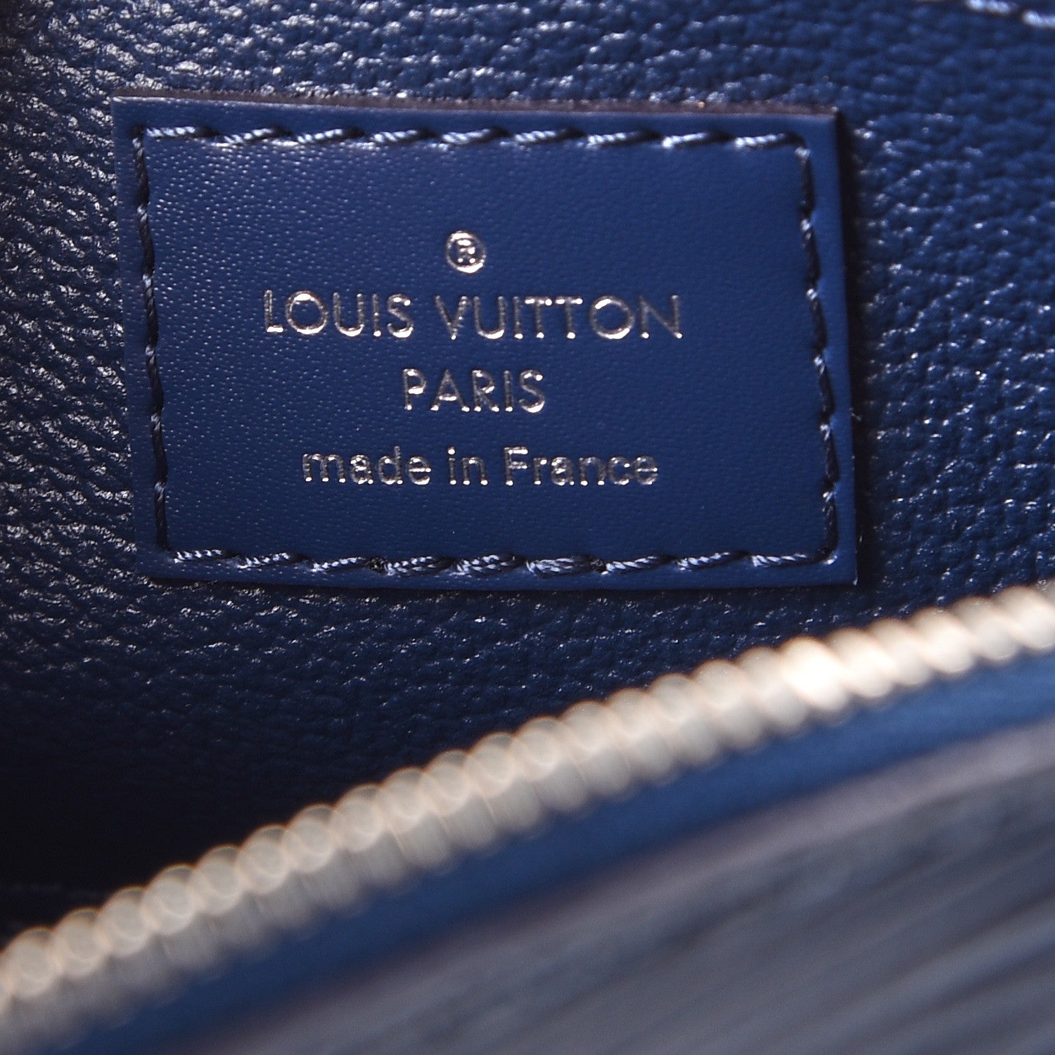 Louis Vuitton Epi Cosmetic Pouch Indigo 6 of 7