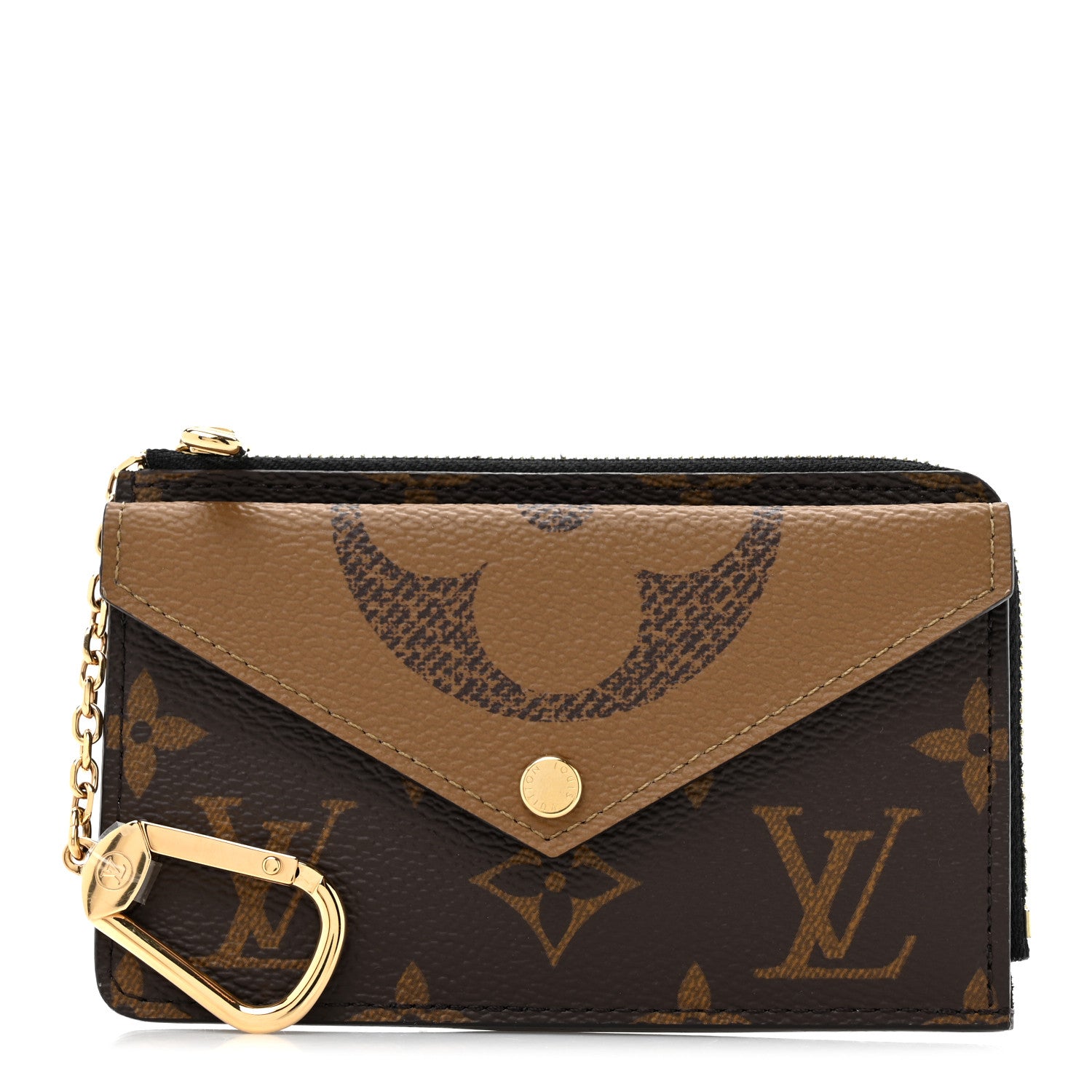 Louis Vuitton Reverse Monogram Recto Verso Card Holder Brown 1 of 8