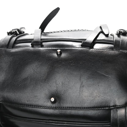 Burberry Perforated Calfskin Belted Bag Black 11 of 11