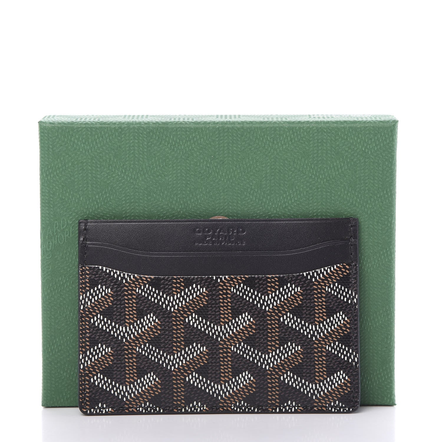 Goyard Goyardine Saint Sulpice Card Holder Black 7 of 7