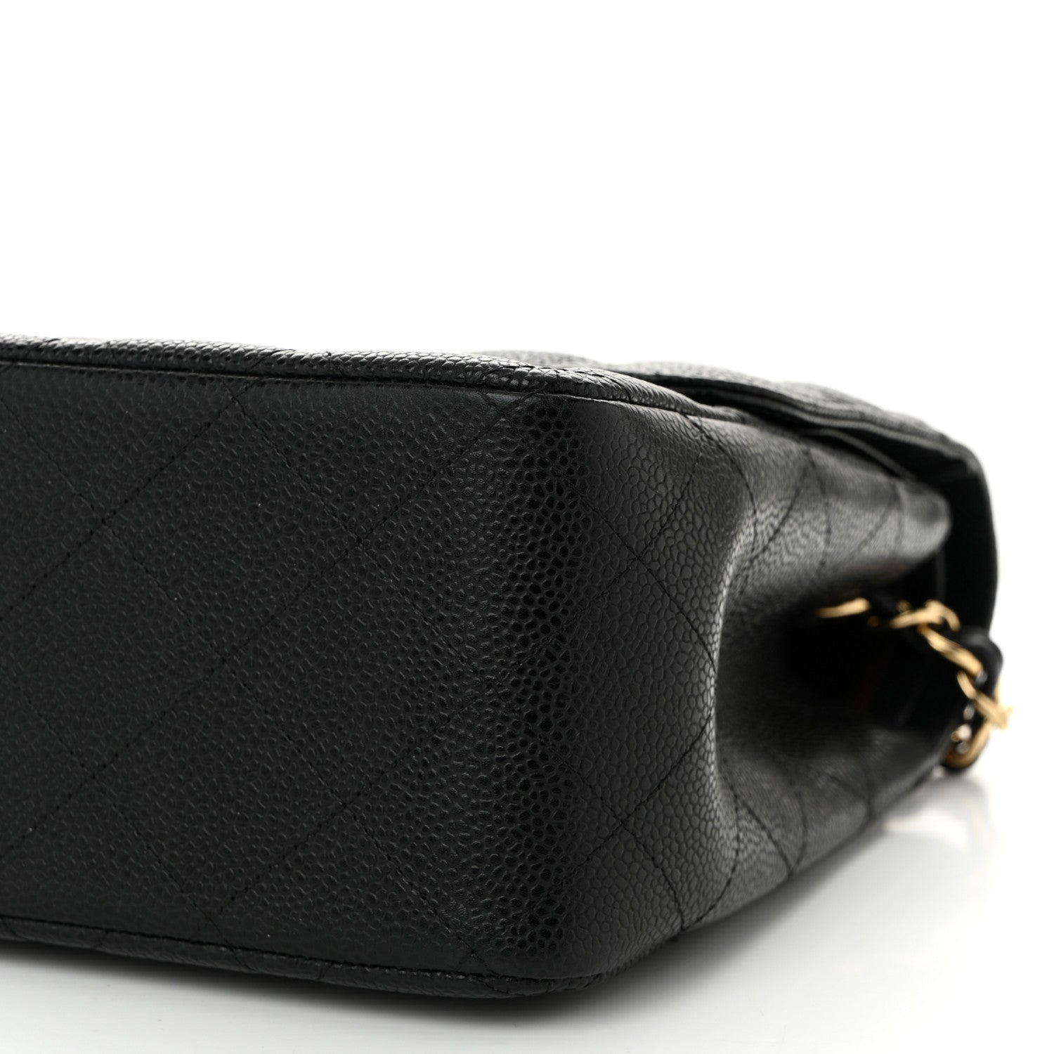 Chanel Caviar Quilted Jumbo Double Flap Black 10 of 11
