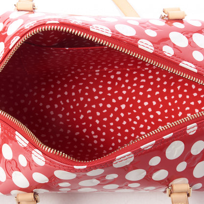 Louis Vuitton Vernis Kusama Infinity Dots Papillon 30 Red 7 of 8