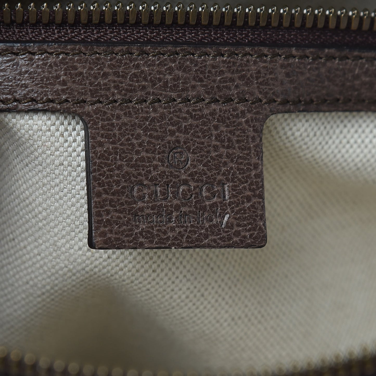 GG Supreme Monogram Web Small Ophidia Messenger Bag Brown