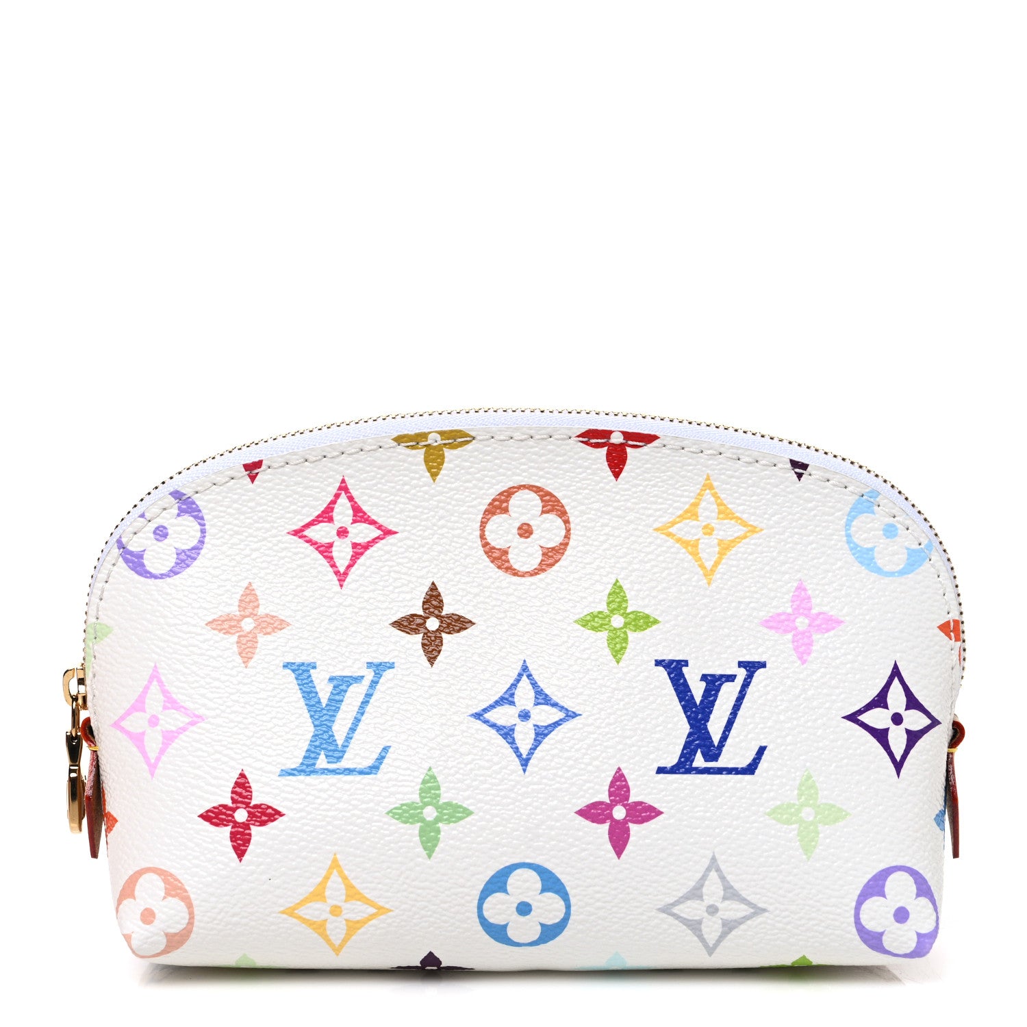 Louis Vuitton LV x TM Monogram Multicolor Cosmetic Pouch PM White 1 of 7