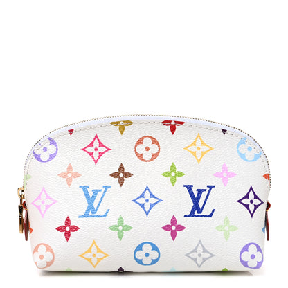 Louis Vuitton LV x TM Monogram Multicolor Cosmetic Pouch PM White 1 of 7