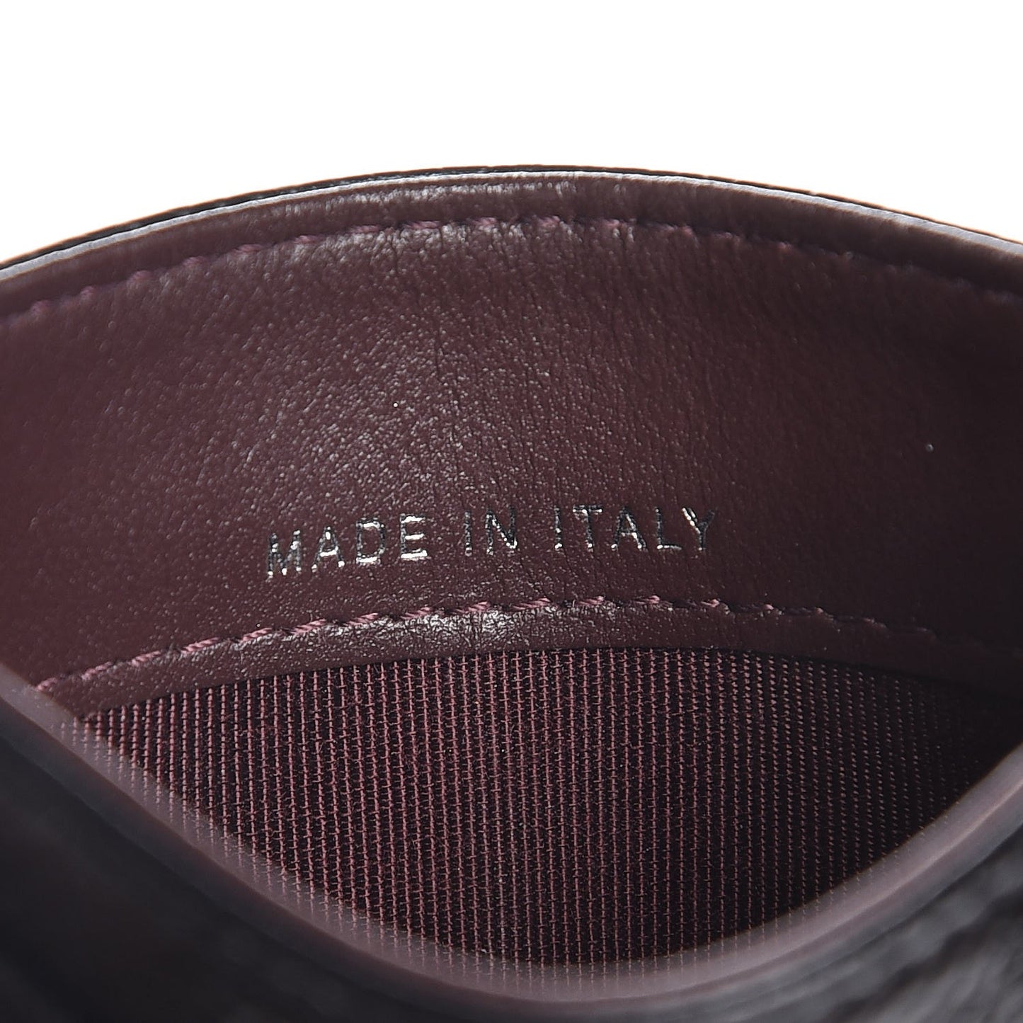 Caviar Quilted Card Holder Black