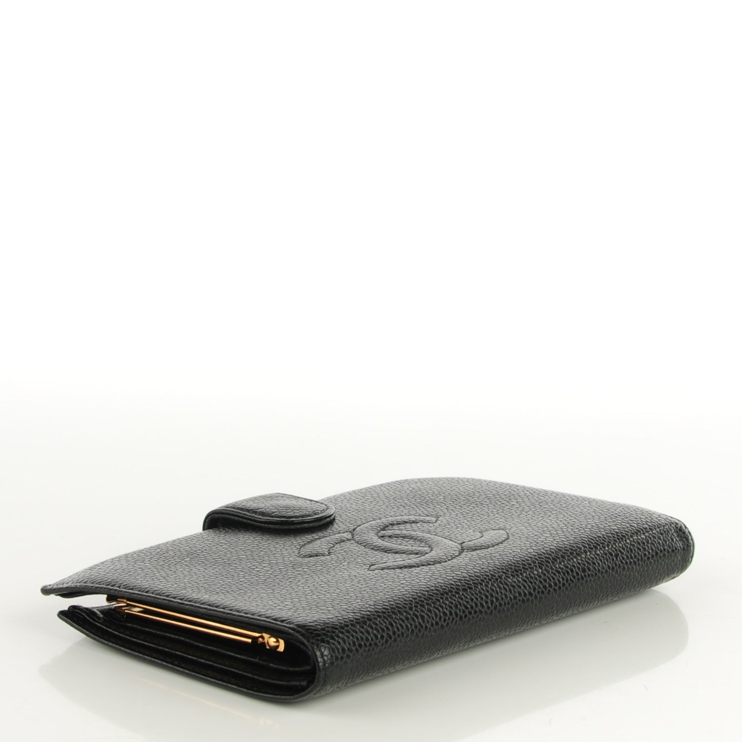 Caviar CC French Wallet Black