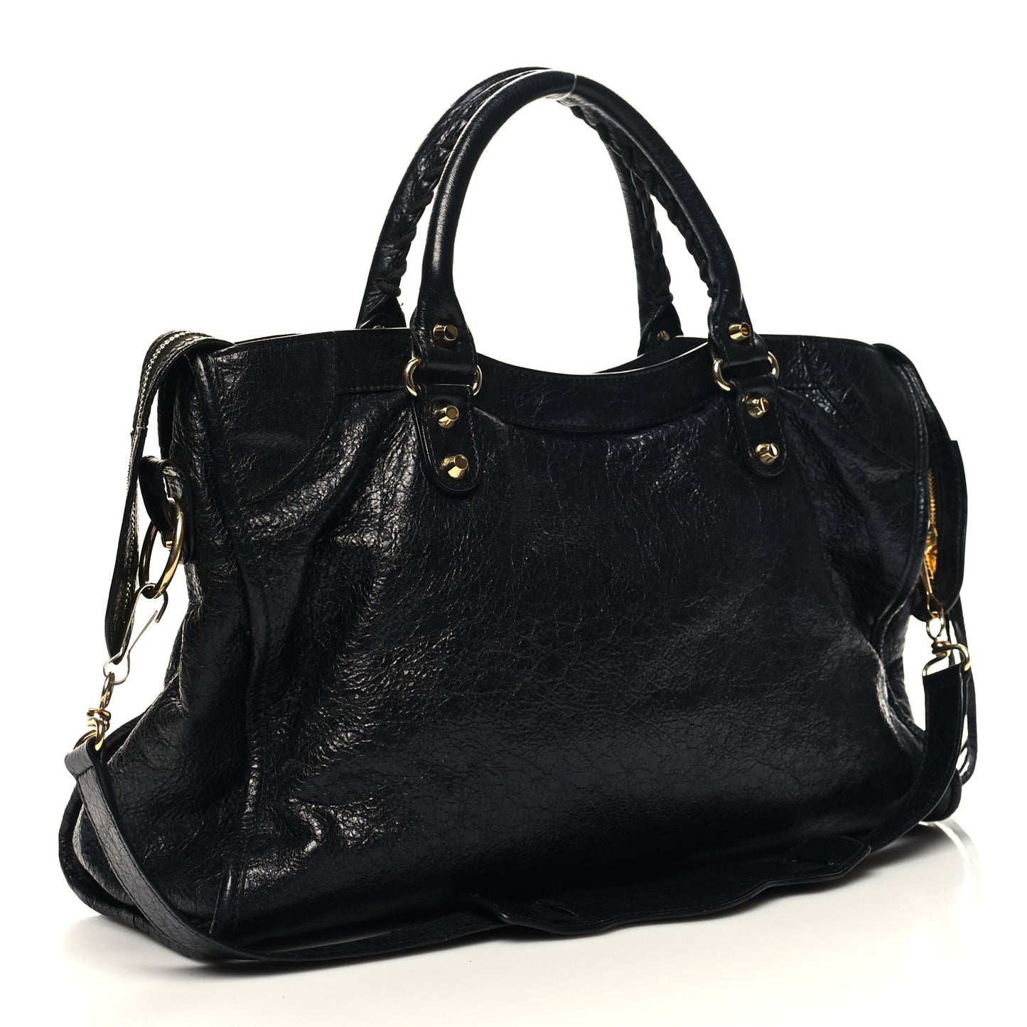 Agneau Classic Gold Hardware City Black