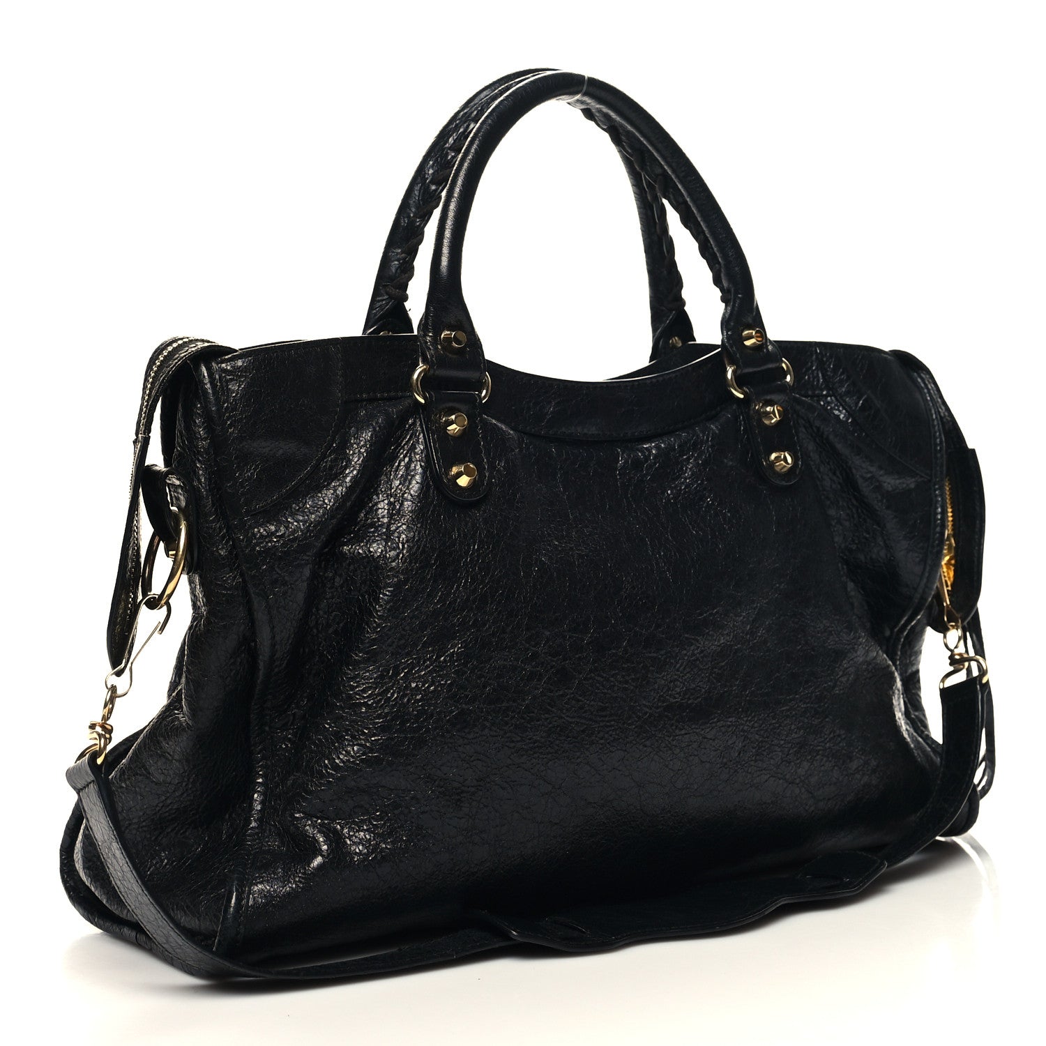Balenciaga Agneau Classic Gold Hardware City Black 4 of 12