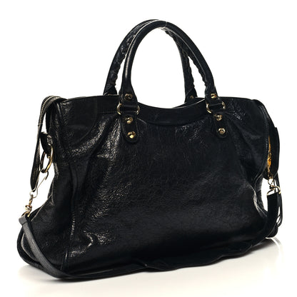 Balenciaga Agneau Classic Gold Hardware City Black 4 of 12