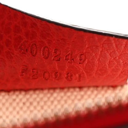 Gucci Dollar Calfskin Swarovski Crystal Small Dionysus Shoulder Bag Hibiscus Red 8 of 11