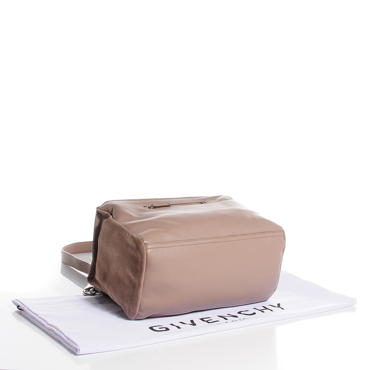 Givenchy Calfskin Crocodile Embossed Medium Pandora Taupe 4 of 8