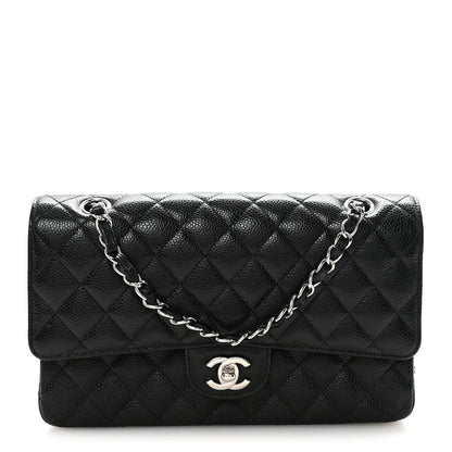 Chanel Caviar Quilted Medium Double Flap Black 1 of 11