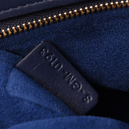 Celine Palmelato Calfskin Medium Trapeze Ink Blue 7 of 14