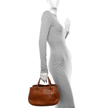 Bottega Veneta Nappa Intrecciato Woven Tote Noce 3 of 14