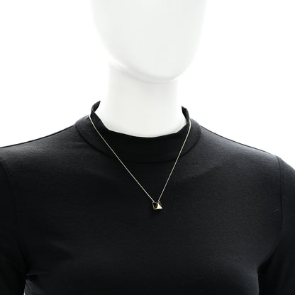Roberto Coin 18K Yellow Gold Pyramid Pendant Necklace 2 of 5