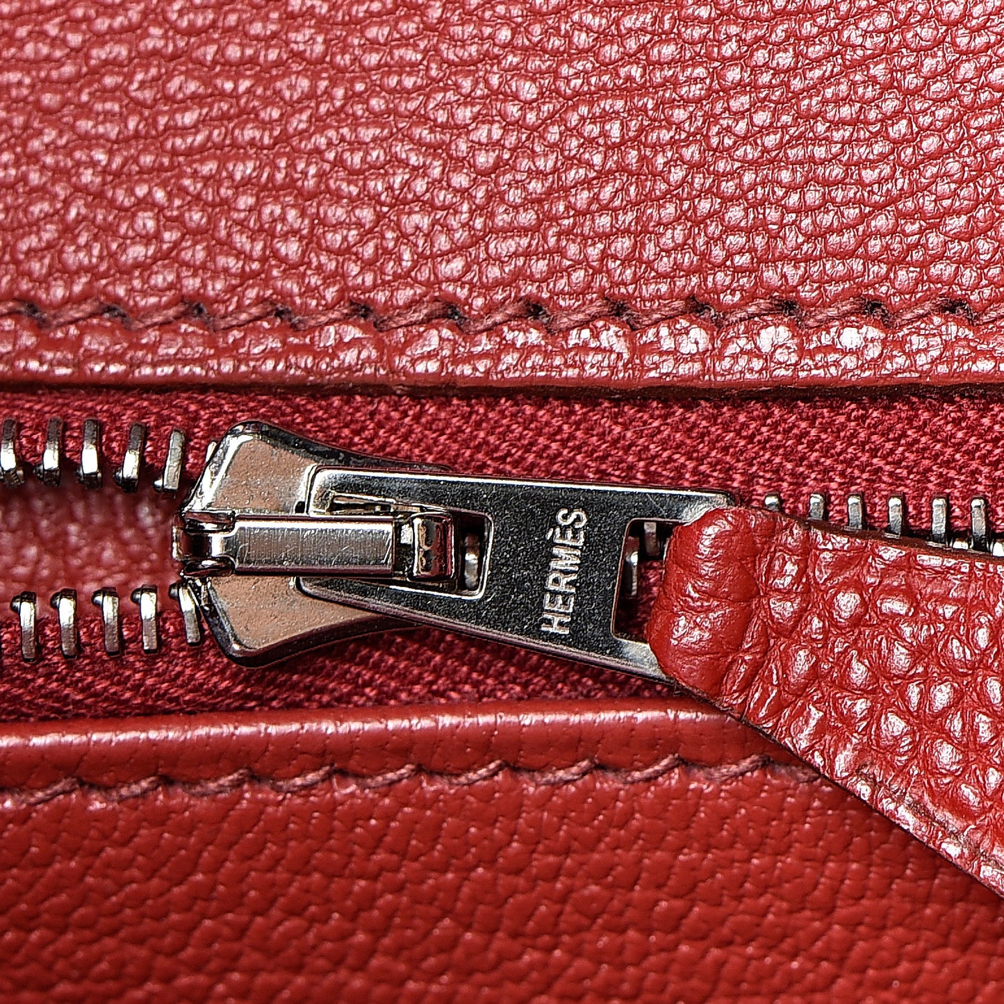 Togo Birkin 35 Rouge Casaque