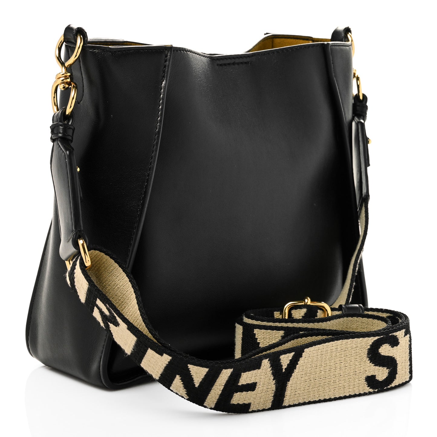 Eco Alter Nappa Perforated Logo Mini Crossbody Black