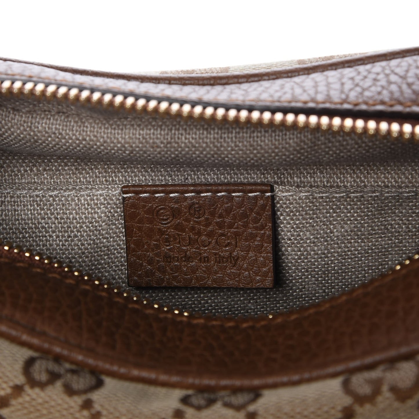 Monogram Mini Bree Messenger Bag Beige Tabacco