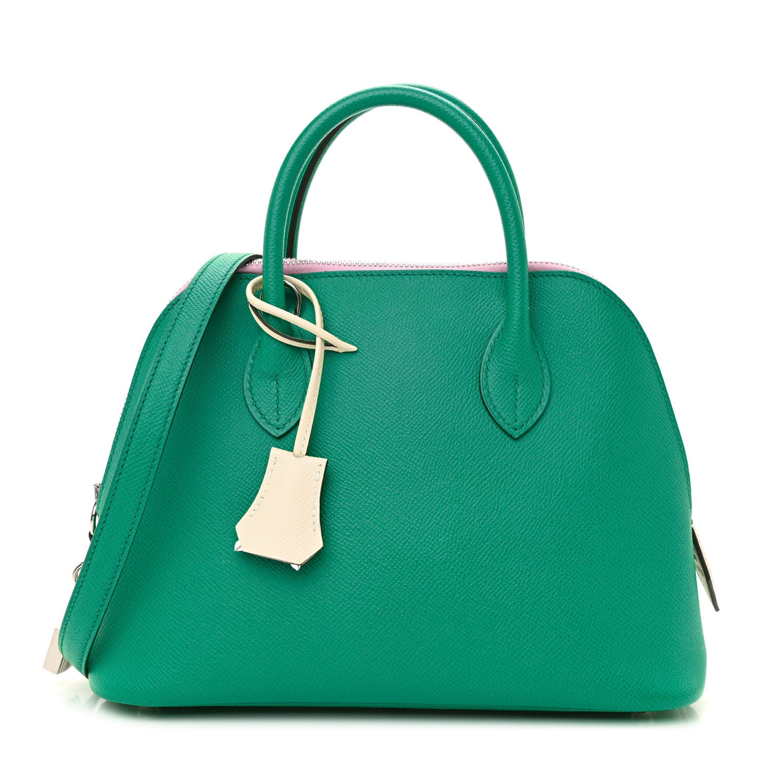 Hermes Epsom Tri-Color 1923 Bolide 25 Jade Nata Mauve Sylvestre 1 of 10