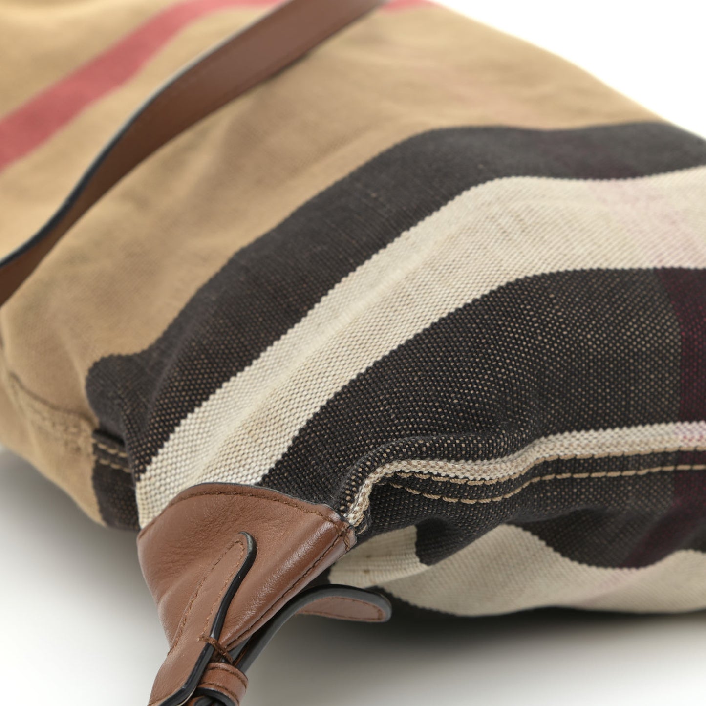 Overdyed Canvas Mega Check Medium Chiltern Backpack Tan