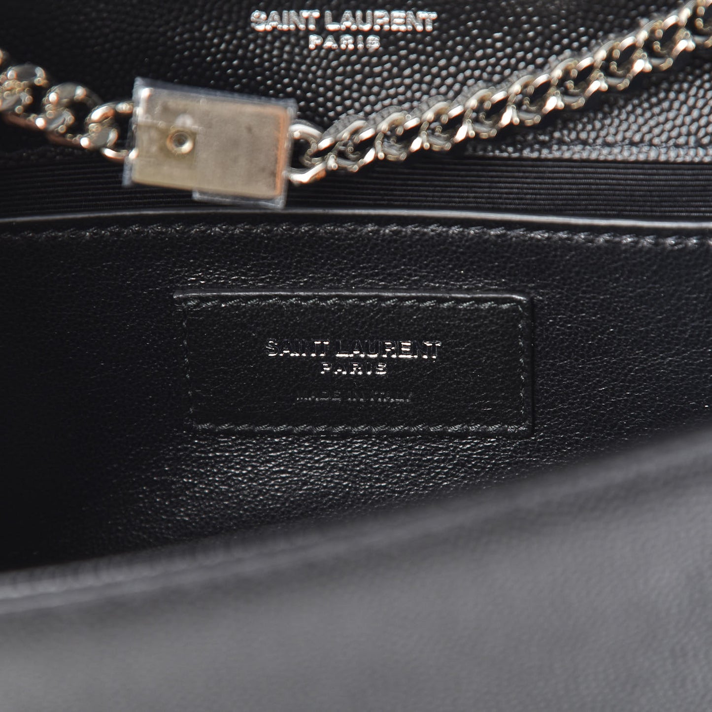 Grain De Poudre Small Monogram Kate Satchel Black