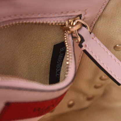 Valentino Garavani Vitello Mini Rockstud Tote Water Rose 10 of 14