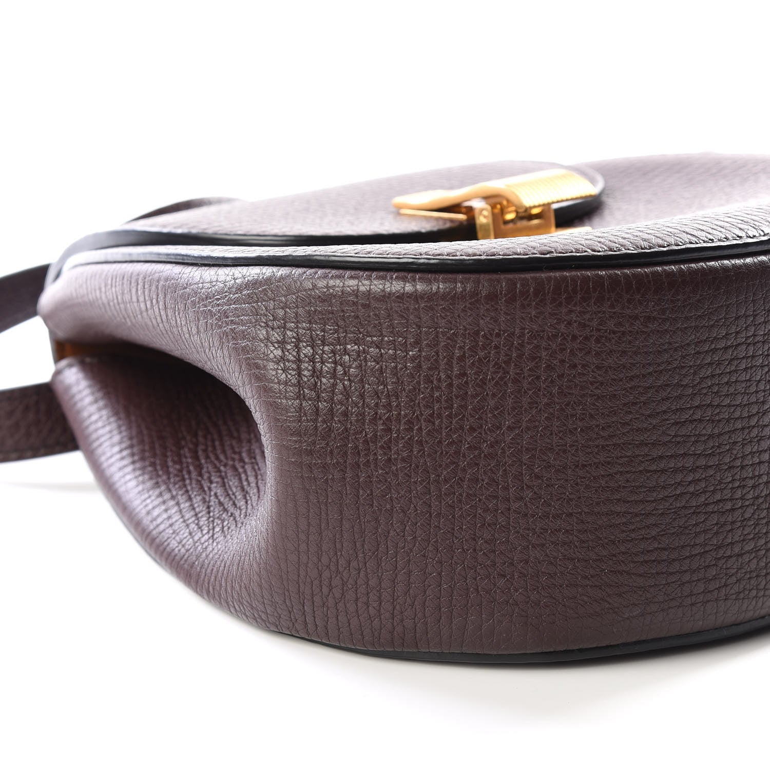 Bottega Veneta Palmellato Calfskin Rounded Belt Bag Oxblood 5 of 8