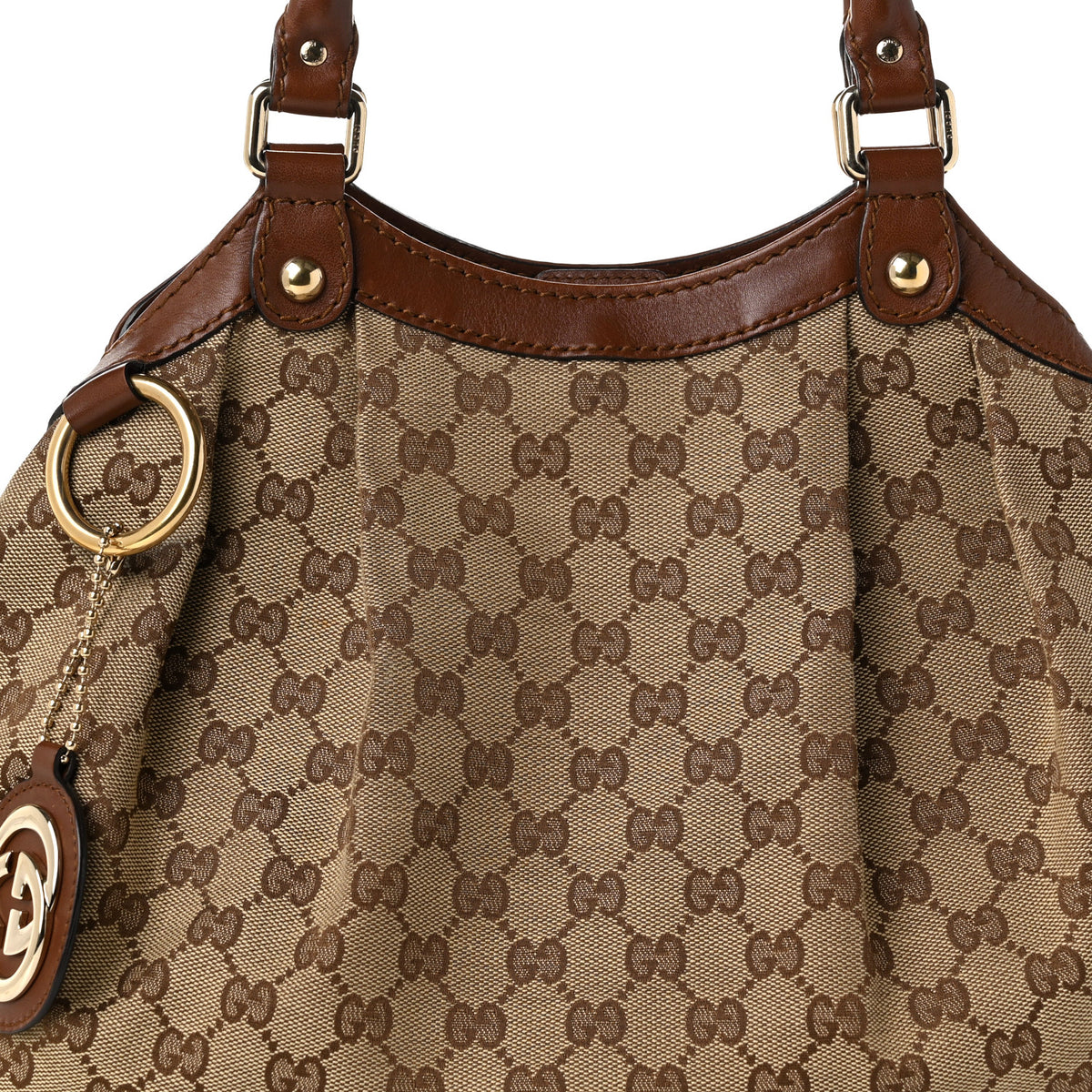 Gucci Monogram Medium Sukey Tote Brown 8 of 11