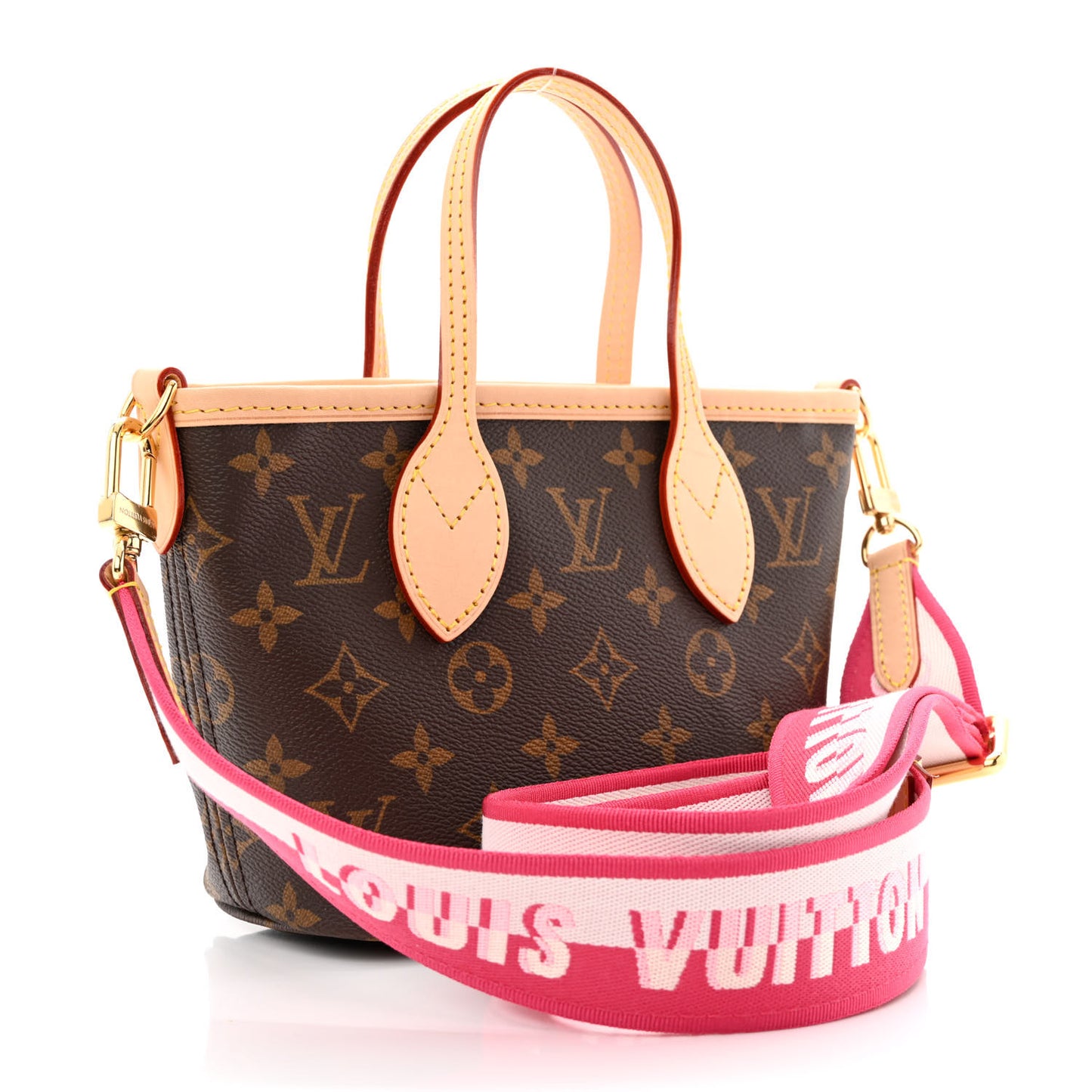 Monogram Neverfull BB Pink Peony