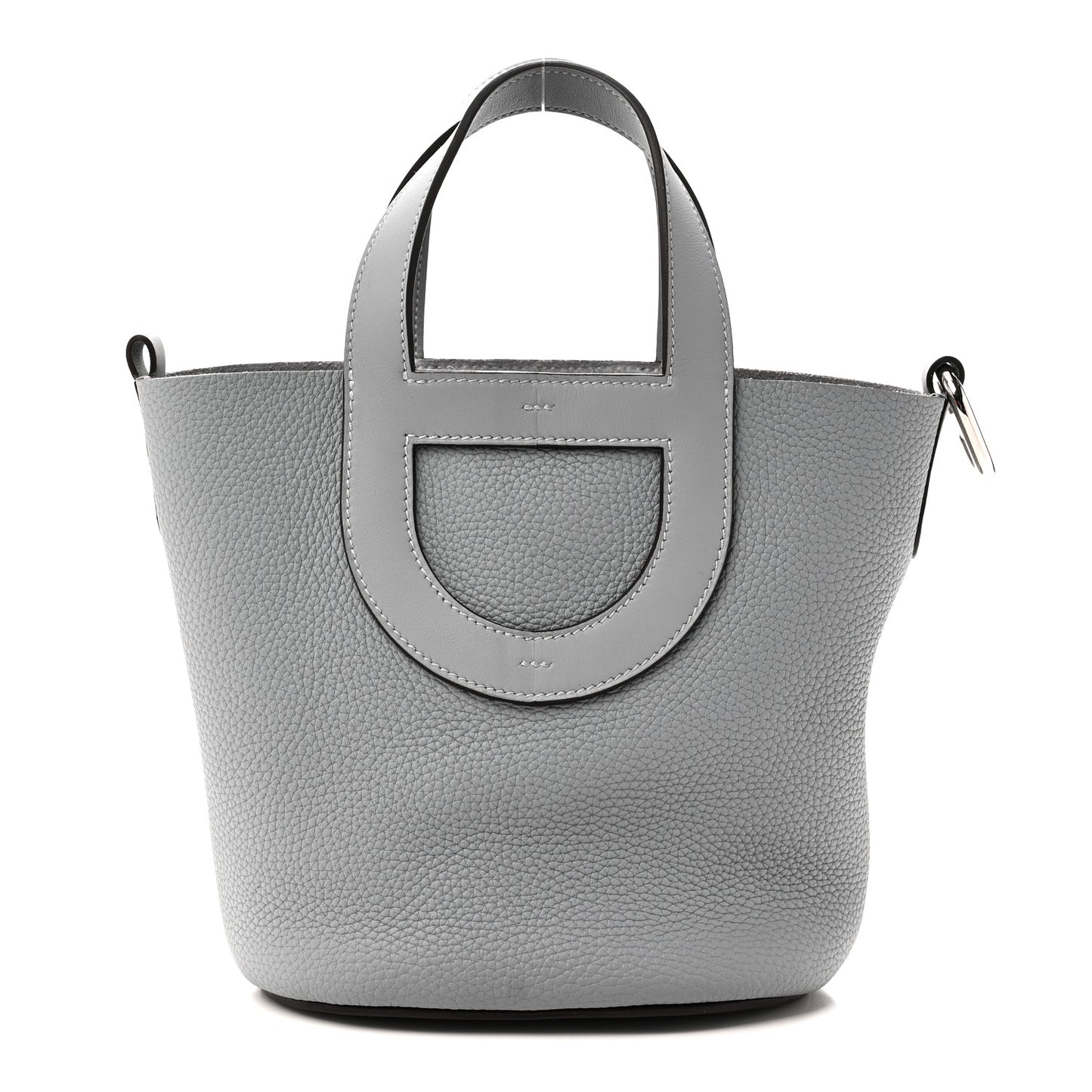 Taurillon Clemence Swift In-The-Loop 18 Bag Gris Pantin