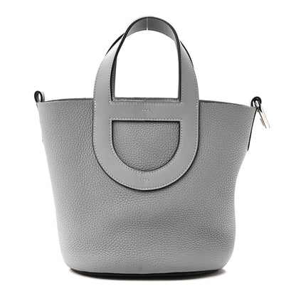 Hermes Taurillon Clemence Swift In-The-Loop 18 Bag Gris Pantin 1 of 11