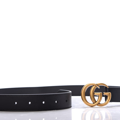 Gucci Calfskin Double G 30mm Belt 85 34 Black 4 of 4