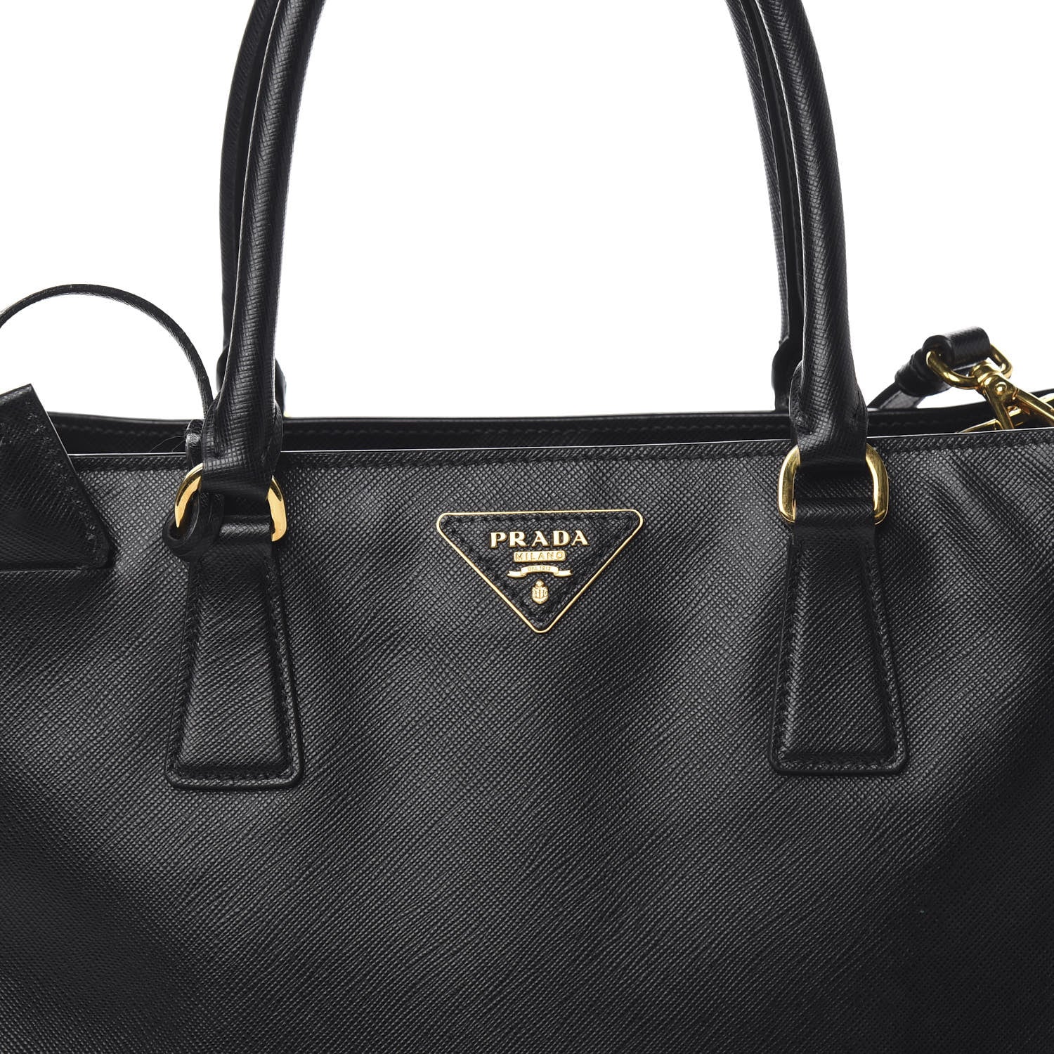 Prada Saffiano Lux Medium Tote Black 10 of 10