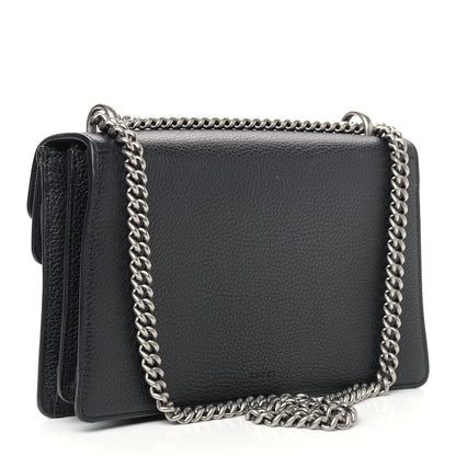 Gucci Pebbled Calfskin Small Dionysus Shoulder Bag Black 3 of 12